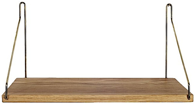 Design Outlet - Frama - Shelf Regal - Natur - 40 x 27 cm - Messing - 1