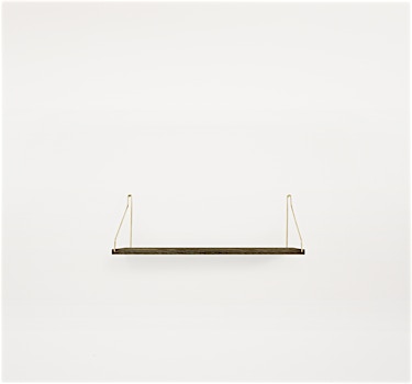 Frama - Frama - Shelf Regal - Eiche dunkel - 60 x 20 cm - Messing - 1