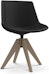 MDF Italia - Flow cuir chaise pivotante VN en chêne - 4 - Aperçu