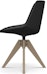 MDF Italia - Flow cuir chaise pivotante VN en chêne - 2 - Aperçu