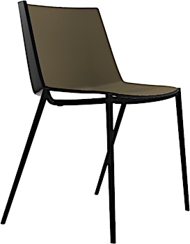 MDF Italia - AÏKU Stuhl mit 4 keilförmigen Beinen - 1