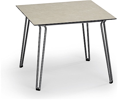 Weishäupl - Slope Tisch - quadratisch - Metallbeine - 1