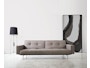 Innovation - Canapé-lit avec accoudoirs Splitback - chrome - gris foncé - flashtex - 10
