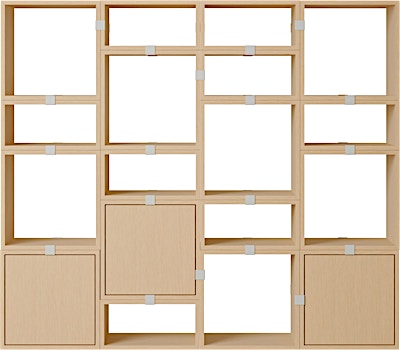 Muuto - Stacked Storage Bookcase Konfiguration 4 - 1