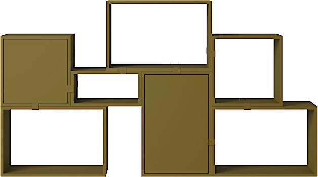 Muuto - Stacked Storage Bookcase Configuration 6 - 1