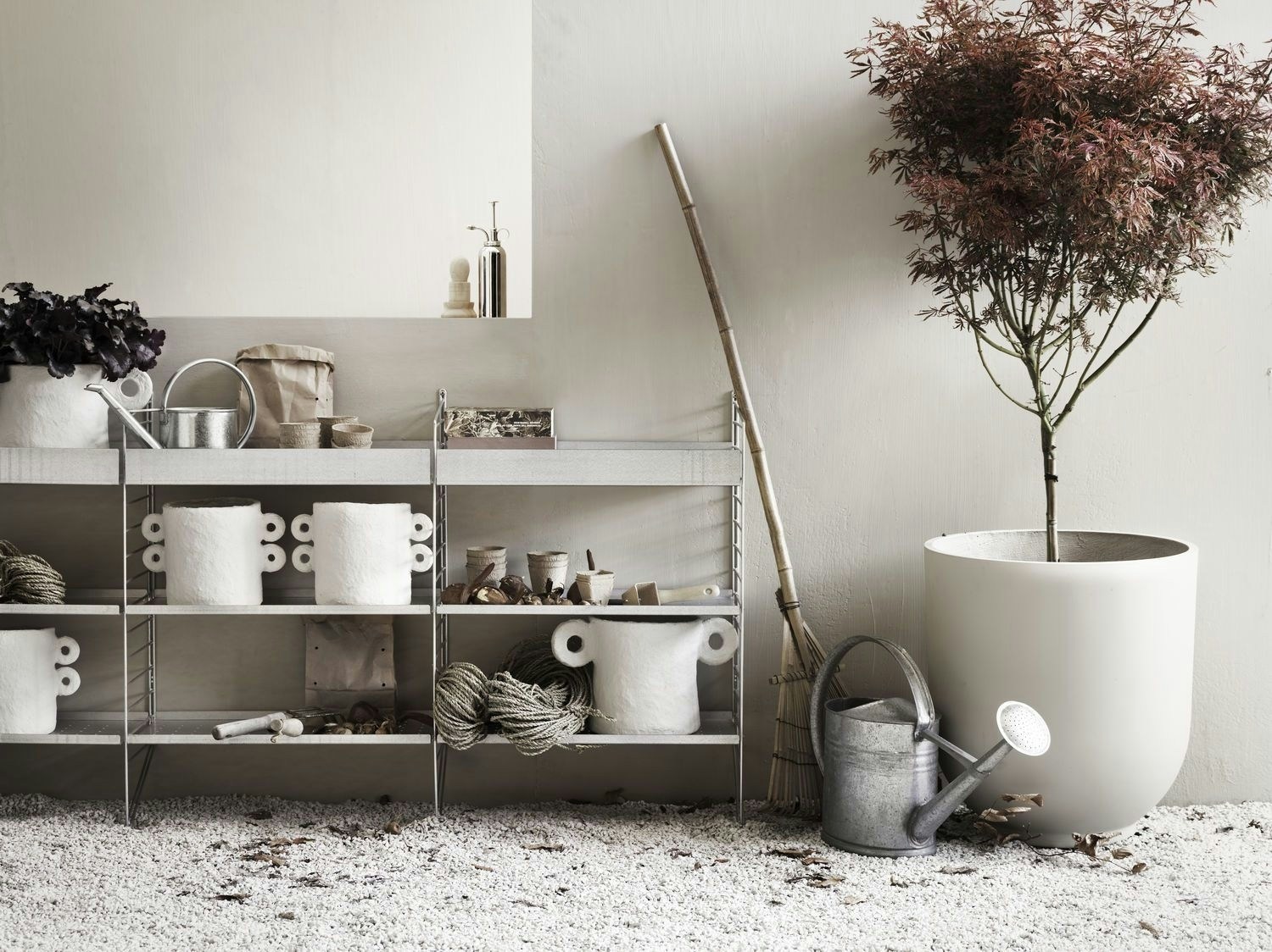 String Furniture Outdoor Regal Wandleiter - verzinkt kaufen