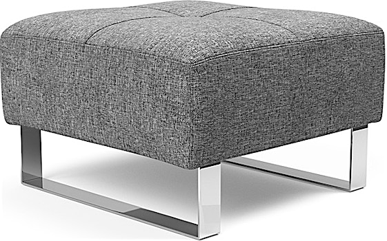 Innovation Living - Supremax Deluxe Excess Ottoman - Dess. 563 Charcoal Twist - 1