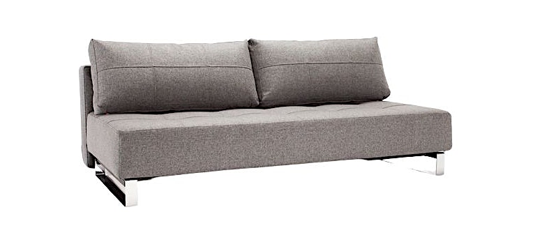 Innovation Living - Supremax Deluxe Excess Schlafsofa - Dess. 563 Charcoal Twist - 1