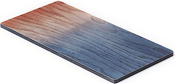 Design Outlet - A tribute to wood Planche à tapas - bleu/rouge - S - 1