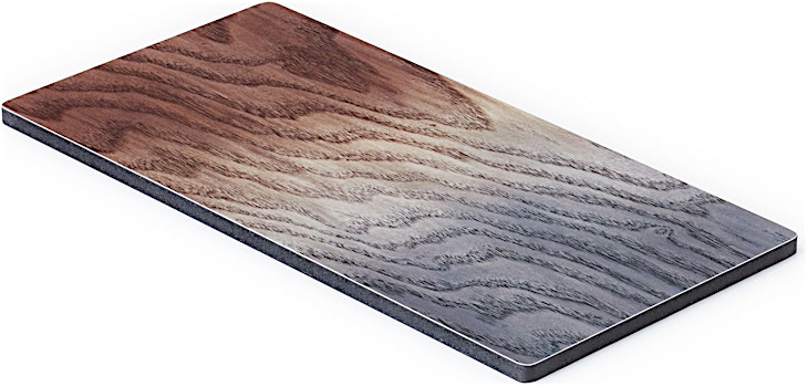 Design Outlet - Hommage aan hout Tapasplank - bruin/grijs - S - 1