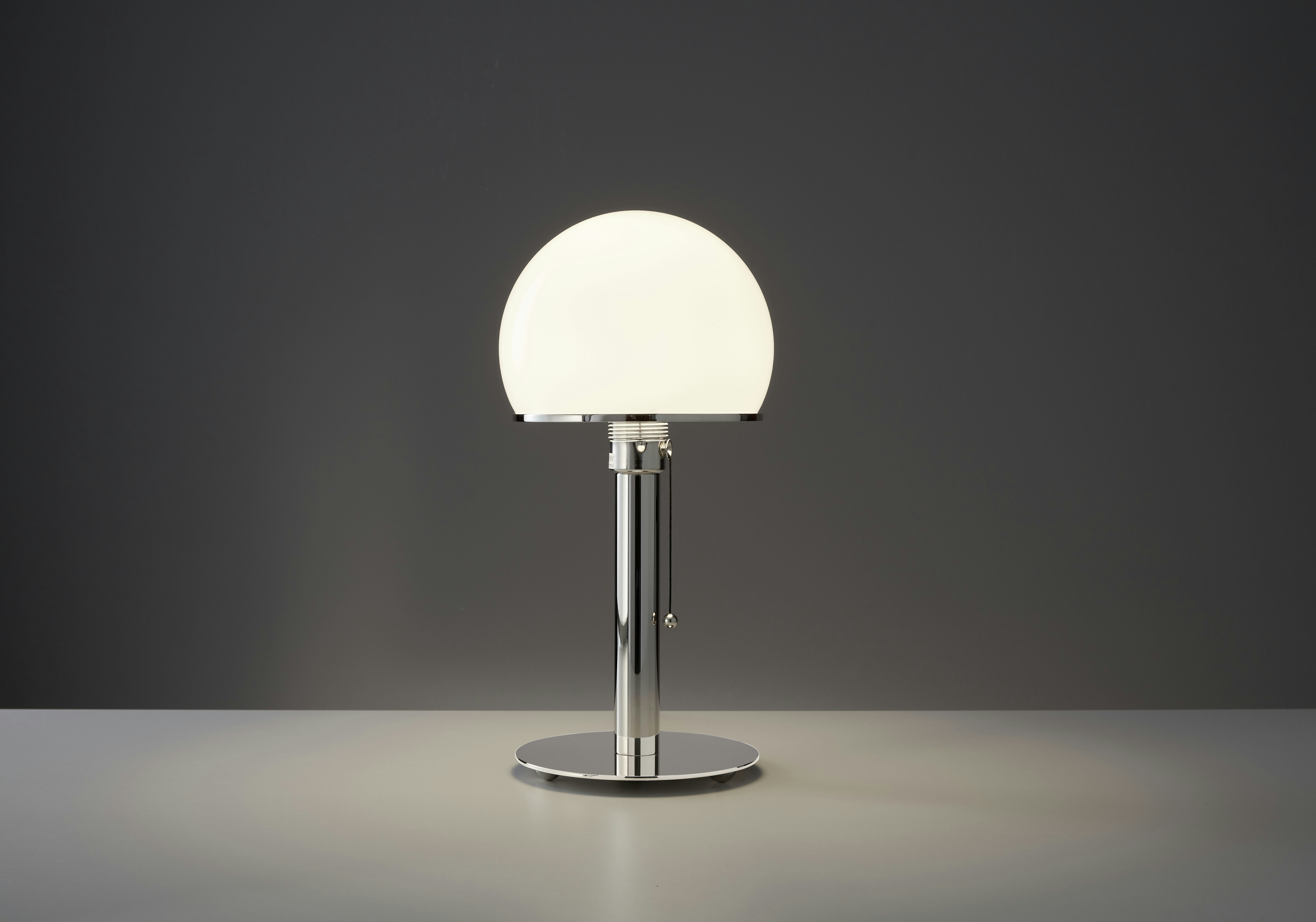 Abat-Jour De Rechange Tecnolumen Pour Lampe Wagenfeld WA24 / WG24 - Verre Opale Original