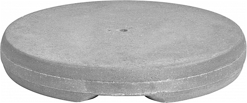Glatz - Socle en béton Z 40 kg + Tube Z Ø 25 - 33 mm acier galvanisé  - 1