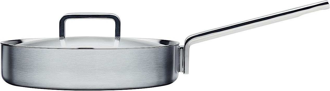 Iittala - Tools Sautépfanne mit Deckel - silber - 1 Iittala - Tools Sautépfanne mit Deckel - silber - 1