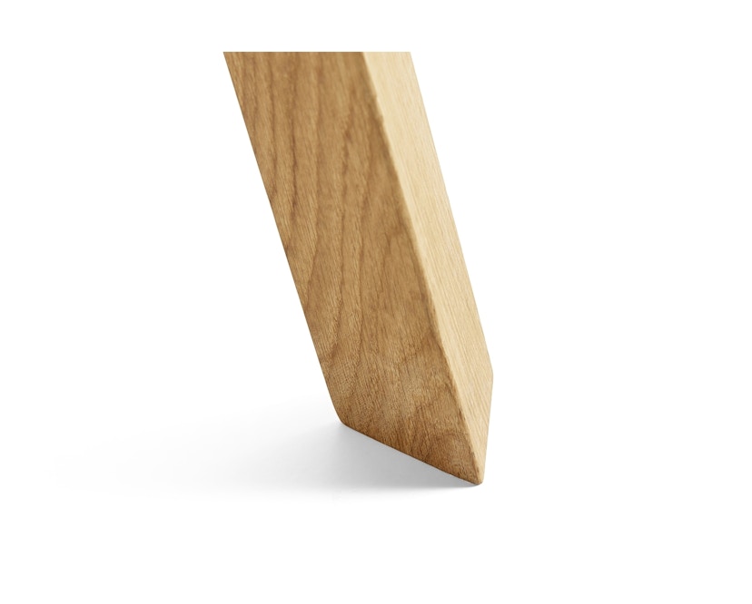 HAY - Triangle Leg Tisch rund - Eiche klar lackiert - 4