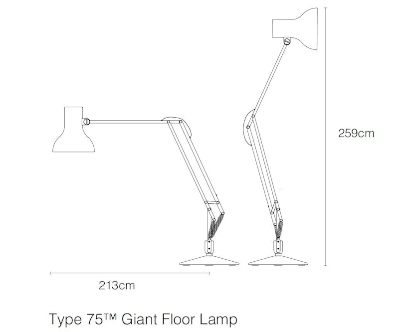 Anglepoise - Type 75™ Giant Stehleuchte - 4