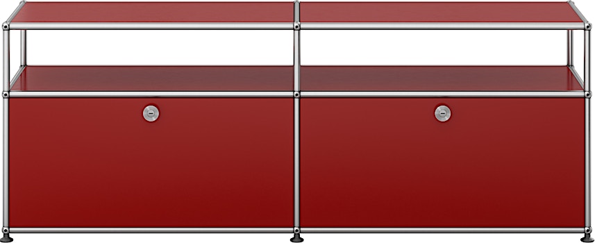 USM Haller - Lowboard 2x2 - 2 Klappen und Aufbau - 1