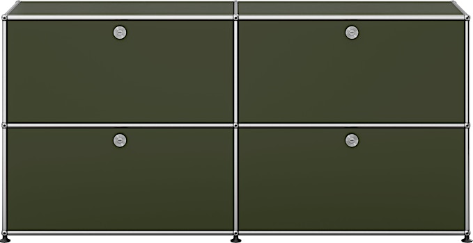 USM Haller - Sideboard 2x2 - 4 Klappen - Limited Edition Olivgrün - 1