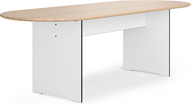 Conmoto - RIVA Vario rund Tisch XL indoor Eiche HPL - 1 Conmoto - RIVA Vario rund Tisch XL indoor Eiche HPL - 1