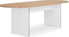 Conmoto - RIVA Vario rund Tisch XL Wood Kambala  - weiß - 1 - Vorschau