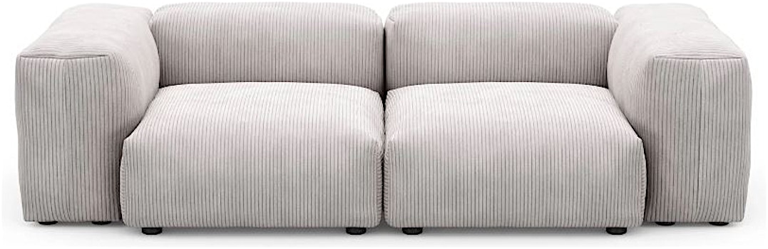 vetsak - Small 2-Sitzer Sofa Cord Velours - 1