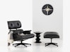 Vitra - Black Lounge Chair & Ottoman - 4 - Preview
