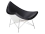 Vitra - Coconut Chair - Leder nero - 1
