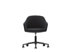 Vitra - Softshell Chair Fünfstern-Untergestell - schwarz, Plano nero - 1