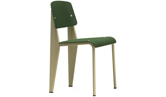 Vitra - Standard SP stoel - ecru - olijfgroen - 1