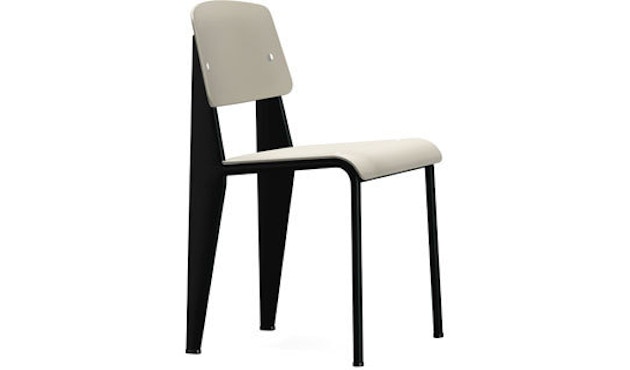 Vitra - Standard SP stoel - zwart - warmgrijs - 1