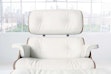 Vitra - White Lounge Chair & Ottoman - 4 - Preview
