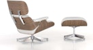 Vitra - White Lounge Chair & Ottoman - 5 - Vorschau