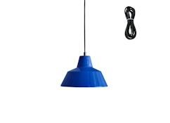Workshop 2 hanglamp - blauw - zwart