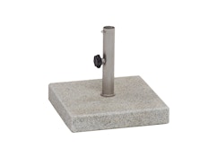 Schirmständer Granit - quadratisch - 30 kg -Ø40 mm - geflammt