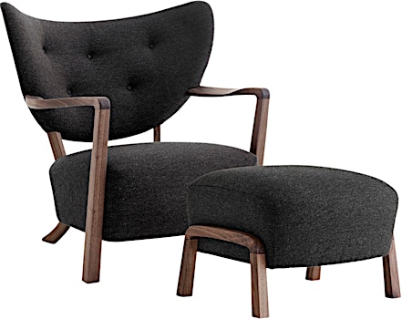 &Tradition - Wulff ATD2 Fauteuil & ATD3 Poef - 1