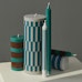 HAY - HAY Column Candle Small - groen/bruin - 10 - Preview